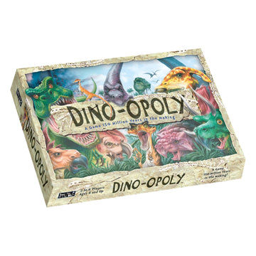 Late for the Sky Dino-Opoly Dinosaur Property Trading Board Game for Families & Kids, Ages 8+, 2-6 Players, Educational Strategy Fun, Great Gift