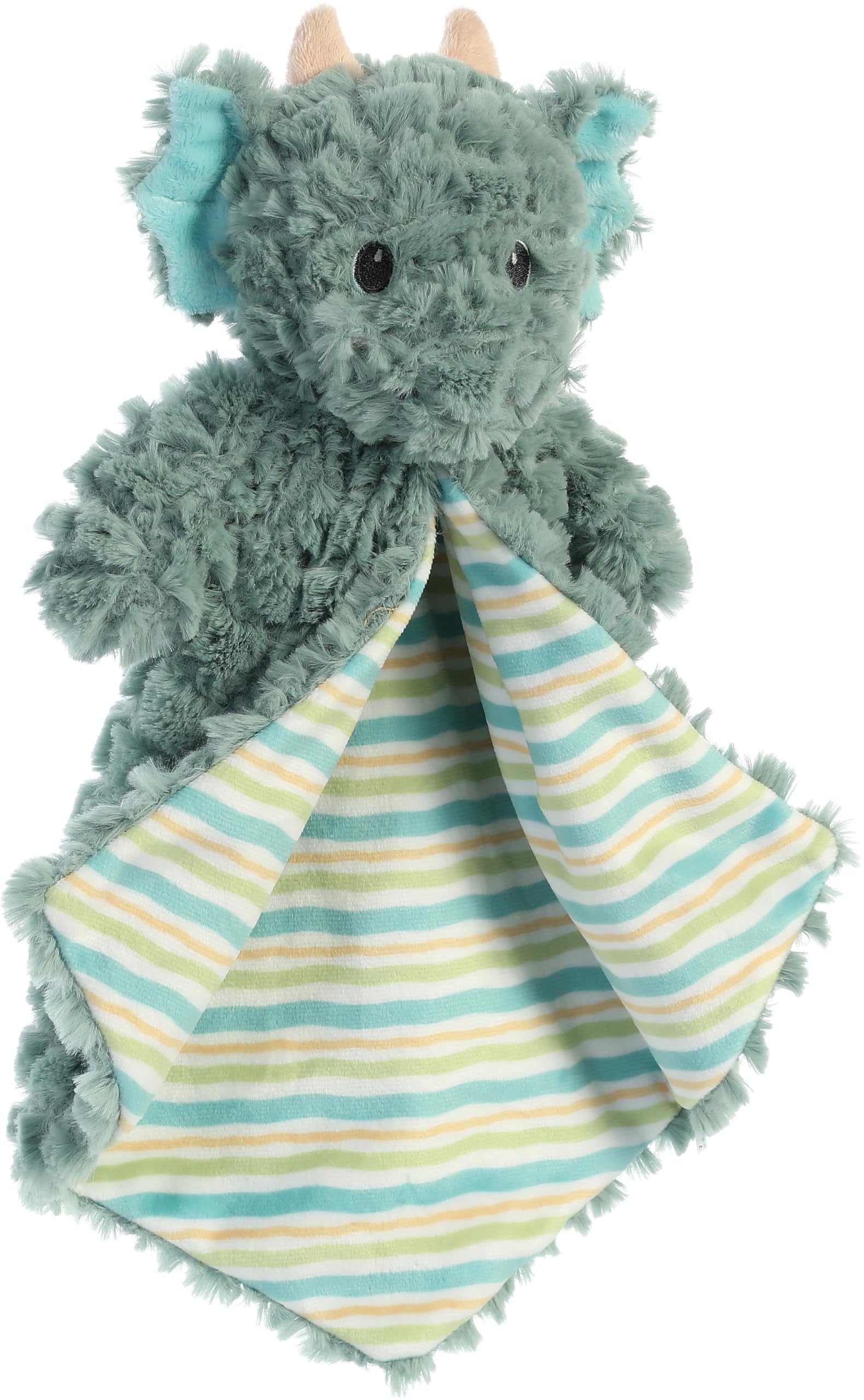Aurora® Snuggly Magical Dragon Jaxon Luvster Baby Stuffed Animal - Soft & Cuddly Toy - Comforting Companion - Green 14 Inches