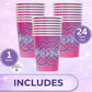 Unique KPop Demon Hunters Cups - 24 Paper Party Cups 9oz - KPop Demon Hunters Birthday Decorations and Party Supplies - for Water, Juice and More