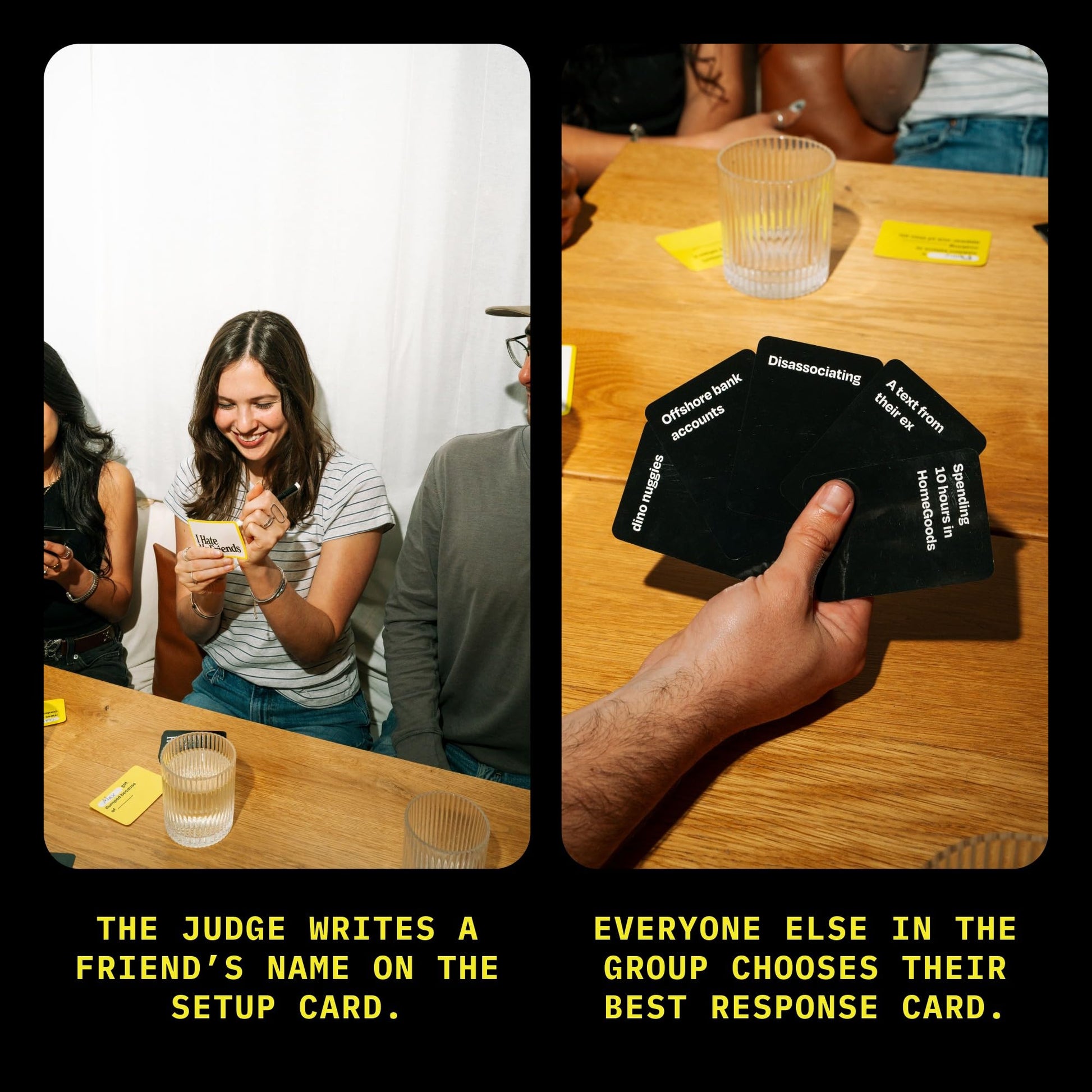 DSS Games I Hate My Friends [Hilarious Roast Party Game for Adults | Funny Friend Card Game for Game Night, Bachelorette Parties, College Parties