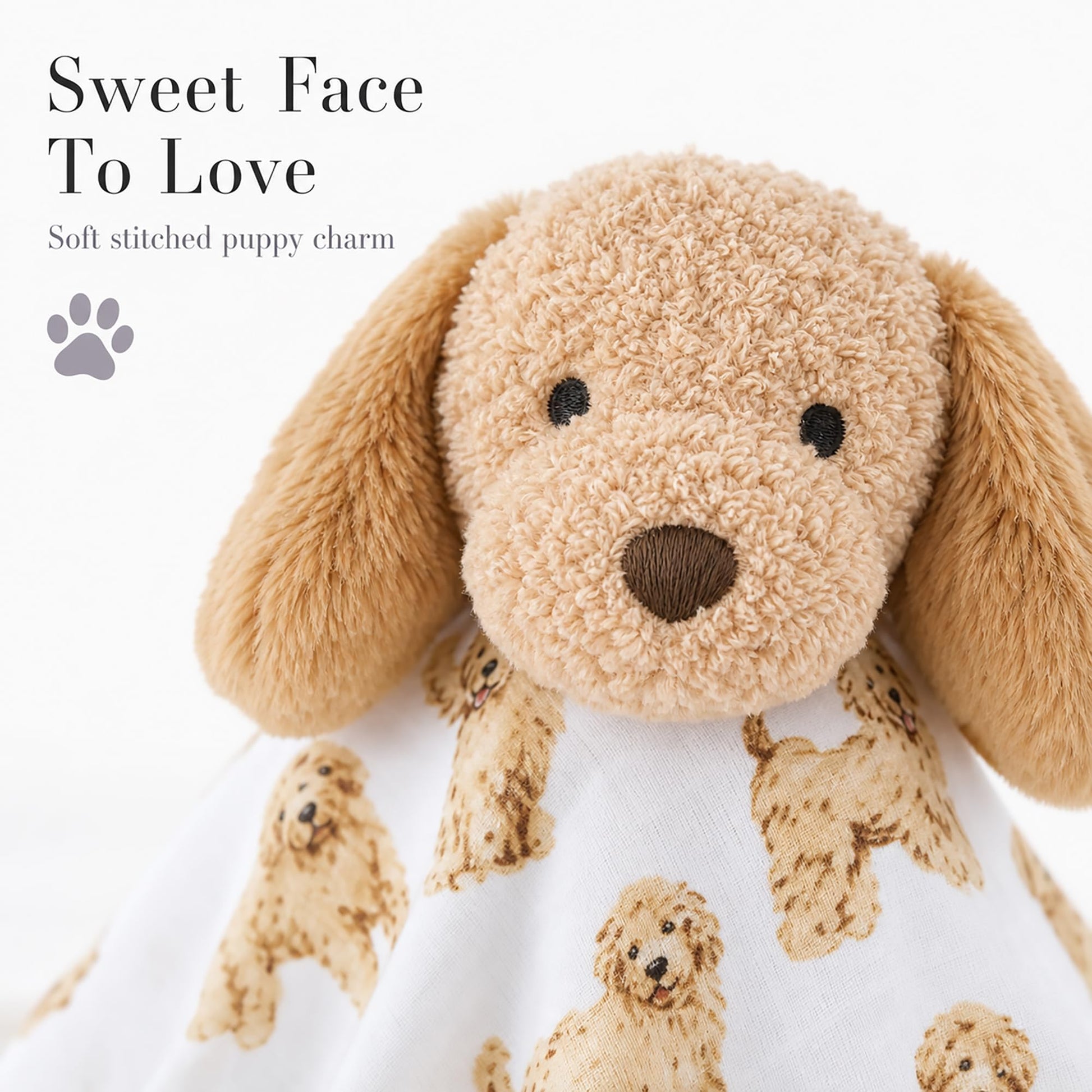 Mud Pie Doodle Dog Woobie, Tan
