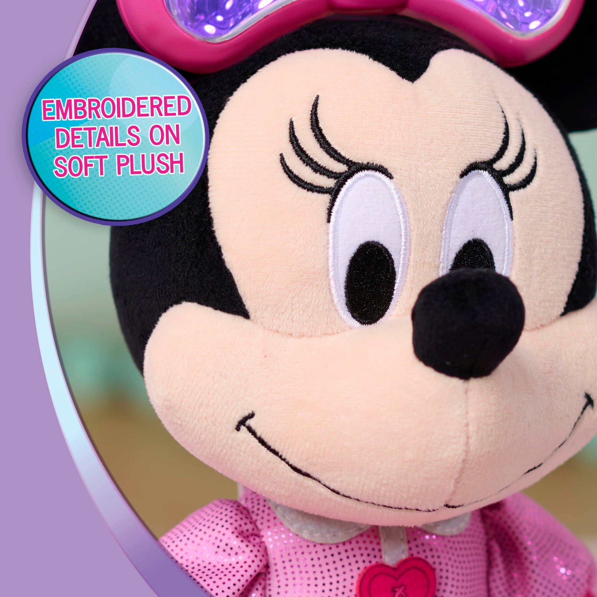 Disney Jr. Colorfinity Minnie Mouse Interactive Plush Toy