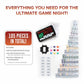 Deluxe Mexican Train Dominoes Set with Action Tiles - Fun New Twist with Skip, Draw, Reverse, Wild & More