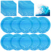 40 Pcs Ocean Plates and Napkins Sets - Under The Sea Party Supplies Tableware, Blue Disposable Paper Plates and Napkins Kit for Summer Ocean Themed