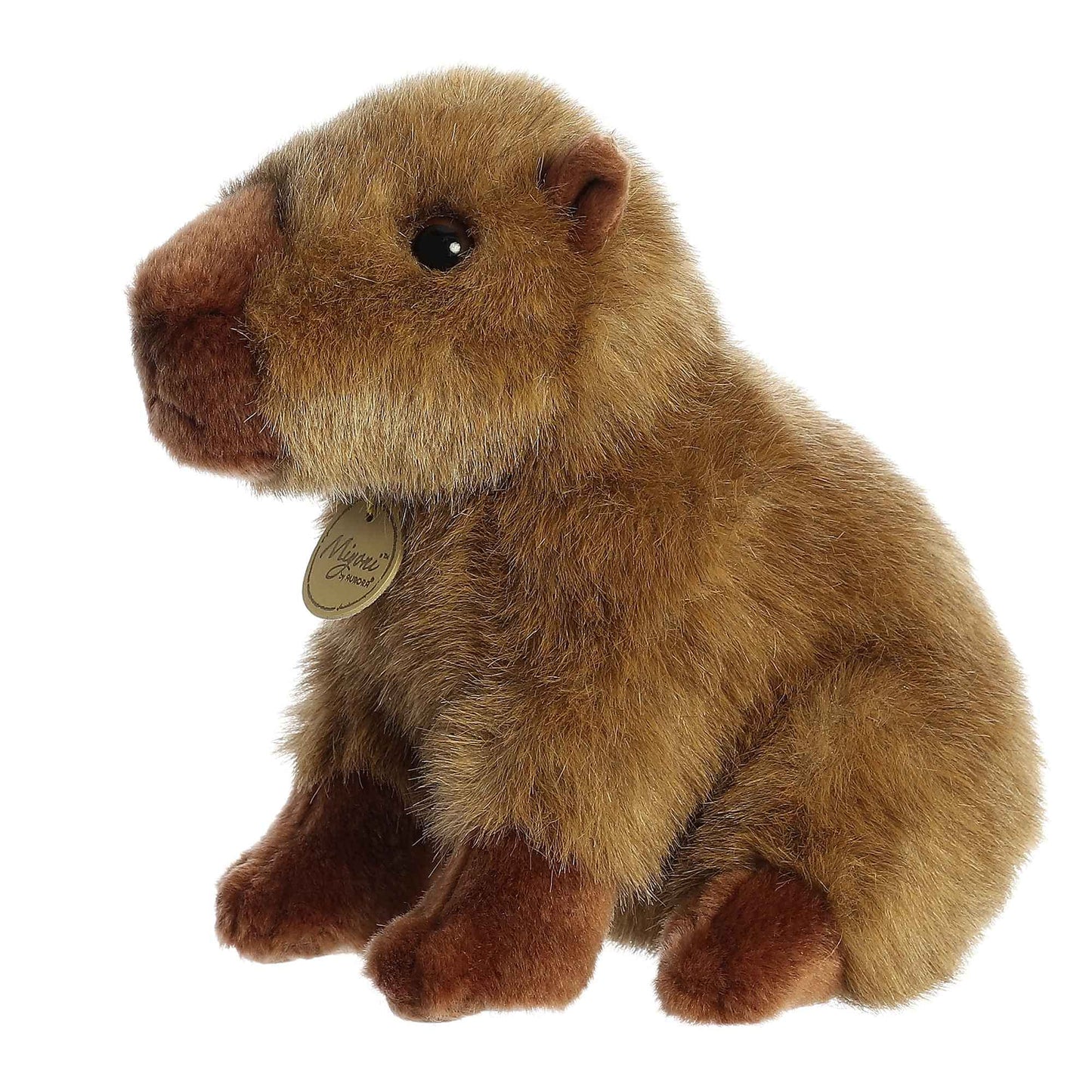Aurora® Realistic Miyoni® Capybara Stuffed Animal - Lifelike Details Make a Cherished Companion - Perfect for Decorating Bedrooms or Classrooms