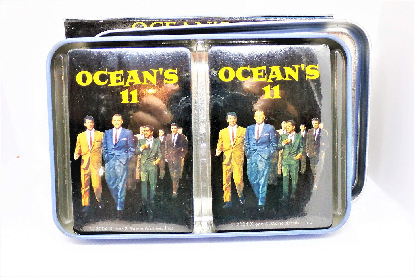 Ocean's 11 Playing Card Set Featuring The Cast of The 1960 Movie: Frank Sinatra, Dean Martin, Sammy Davis Jr, Peter Lawford & Angie Dickenson