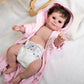 TATU Reborn Baby Dolls Diapers 22 inch Newborn Reusable 6-Piece Pack Fit 18-22in , Alive