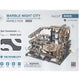 Hands Craft DIY 3D Wooden Puzzle - Marble Night City Marble Run Mechanical Assembly Model Kit Brain Teaser Educational STEM Toy Adults and Teens