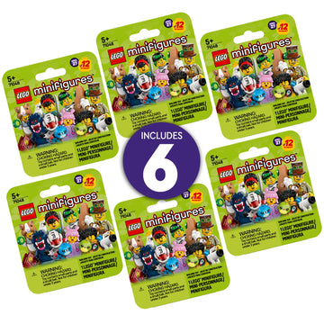 LEGO Minifigures Series 27 6 Pack - Multipack of Collectible Figures for Kids, Boys and Girls, Ages 5+ - Mystery Blind Box of 12 Possible Minifigures