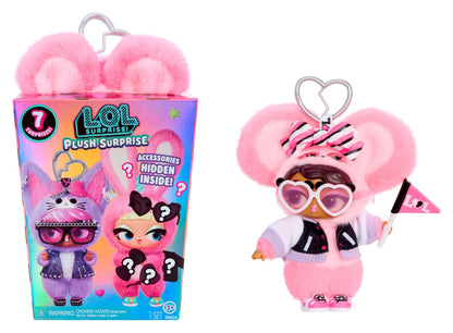 LOL Surprise Plush Surprise! Pa-Manda Plush Doll with Hidden Fashions, On-the-Go Play, 7 Total Surprises - Great Gift for Kids Ages 3+