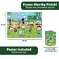 AQUARIUS Peanuts Snoopy Soccer 500 Piece Jigsaw Puzzle