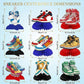 9Pcs Sneaker Honeycomb Ball and Table Centerpieces, Shoe Themed Party Decorations and Favors for Sports Baby Shower, Birthday, Hip Hop Event Supplies