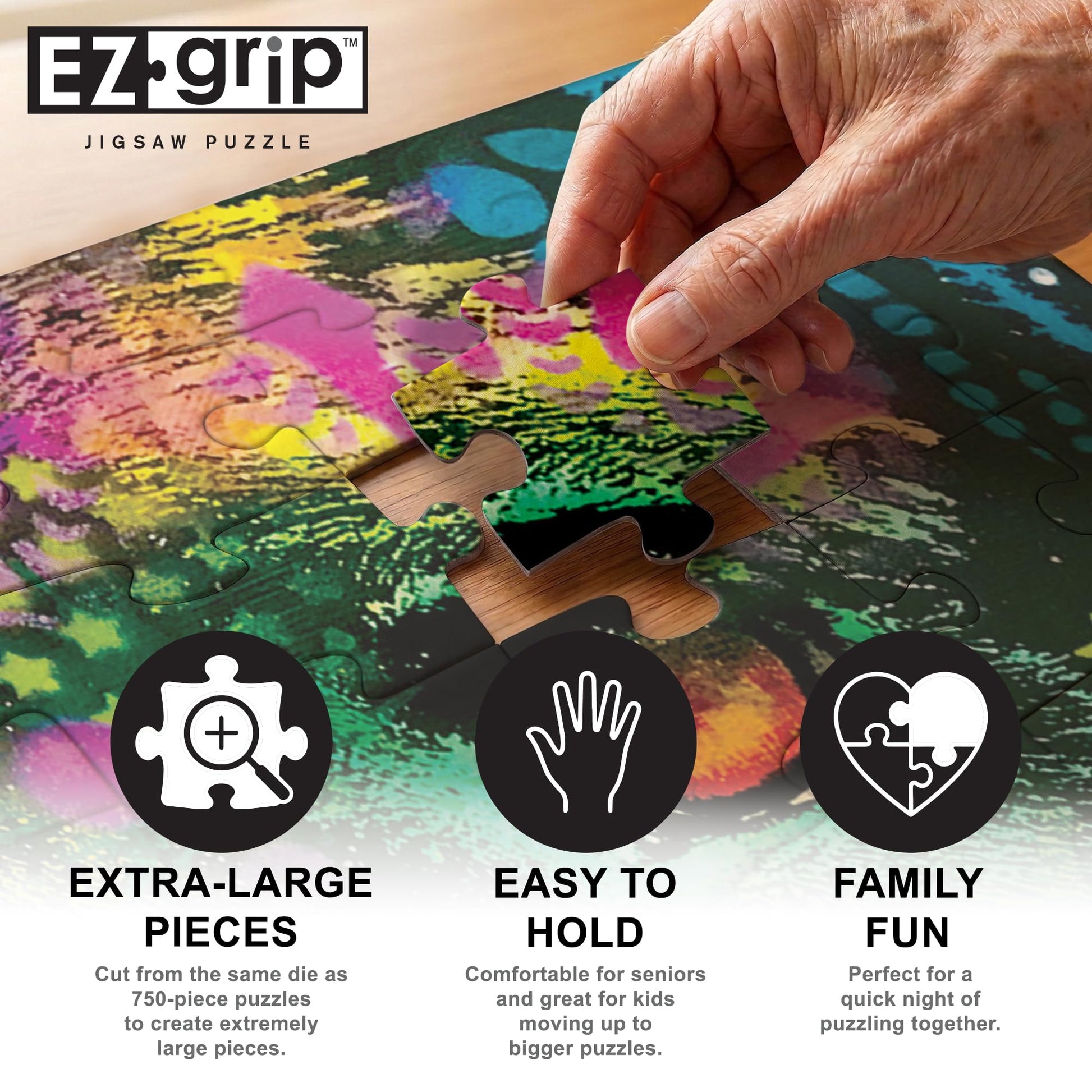 Masterpieces 300 Piece EZ Grip Jigsaw Puzzle - Cold Wet Nose - 18"x24"