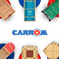 Carrom Board Equipment Set - Includes 44 Playing Pieces, Instruction Manual and Carrying Case - Extra Accessories for Board Games for Adults