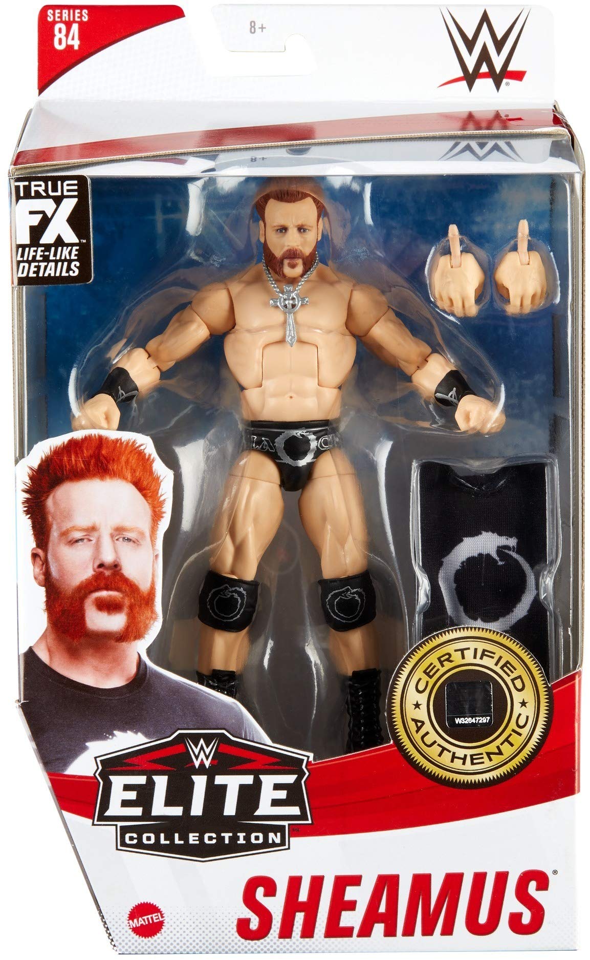 WWE Sheamus Elite Collection Action Figure, 6-in/15.24-cm Posable Collectible Gift for WWE Fans Ages 8 Years Old & Up