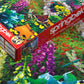 Springbok Stairway to Serenity 500 Piece Jigsaw Puzzle for Adults by Arist Alan Giana - Colorful Garden by The Ocean - Finished Size 23.5" x 18"
