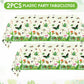 Mainivo 2Pcs Bug Theme Tablecloth Insect & Bug Party Decorations Garden Nature Insect Themed Disposable Plastic Rectangular Table Cloth, for Baby