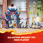 LEGO Ninjago Wolf Mask Shadow Dojo Building Toy - Pretend Play Ninja Figures & Playset - Toys for Boys & Girls, Ages 9+ Years - W/ 8 Minifigures -
