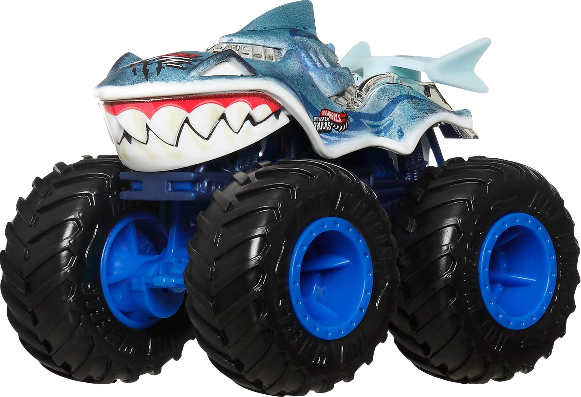 Hot Wheels Toy Cars & Monster Trucks, Sharks vs. Dinos Multipack with 8 Total Vehicles, Including Big Rigs, 1:64 Scale Monster Trucks & 1:64 Scale Hot