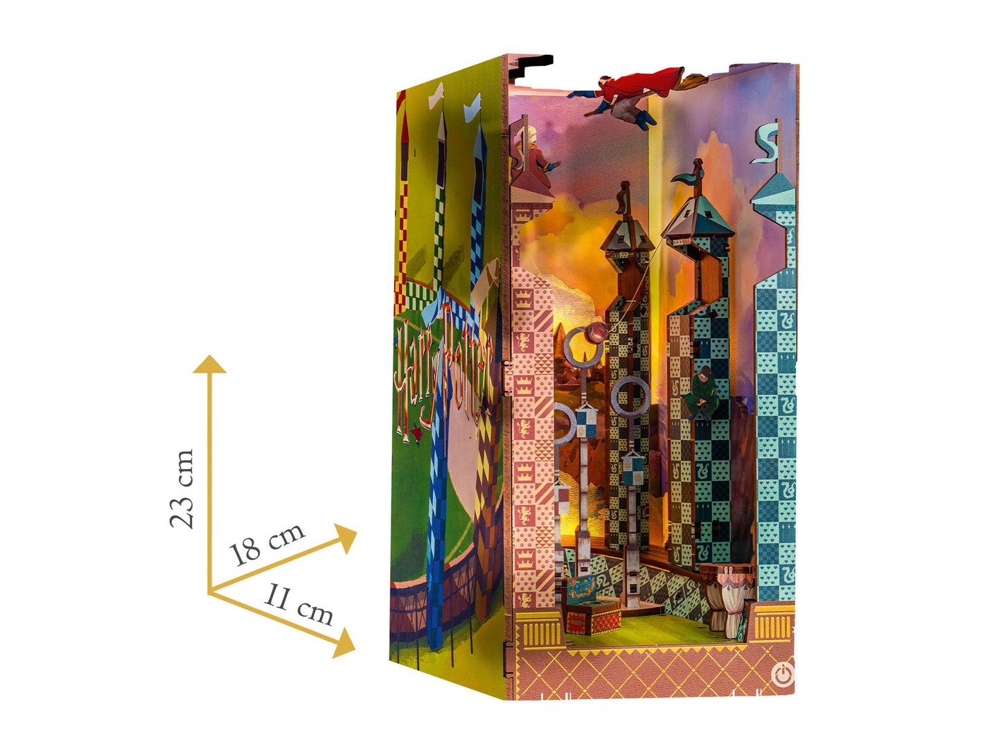Revell Harry Potter Quidditch Field 3D Book Nook Wooden Puzzle Kit