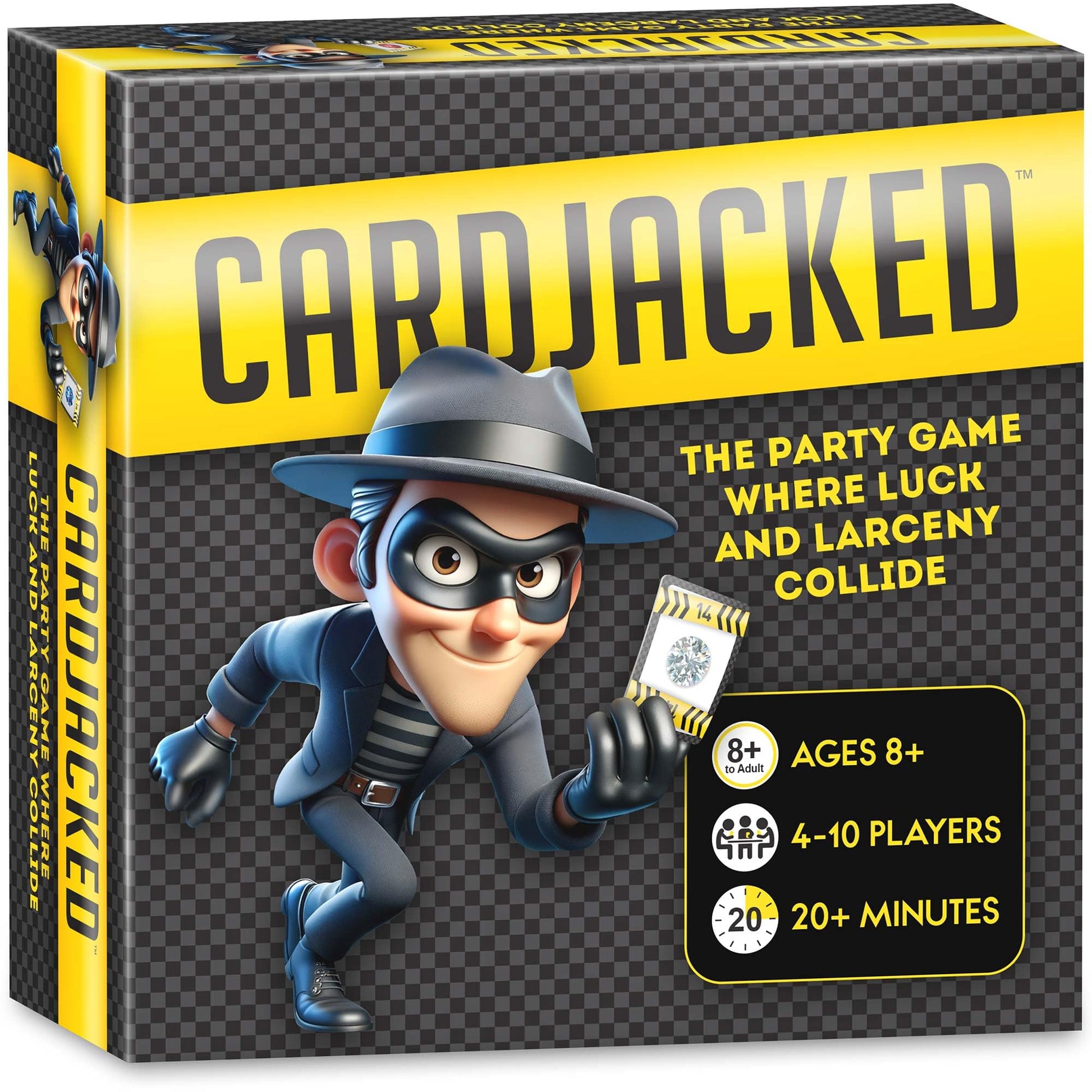 CARDJACKED Fun Card Game for Families | Family-Friendly Party Card Games for Adults | 8-12 Min. Playtime | Kids Card Game | 4-10 Players | Easy