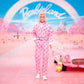 Barbie The Movie Ken Collectible Doll, Ryan Gosling as Ken Wearing Pink Jumpsuit with “B” Detail with White Sneakers and Multicolor Roller Skates