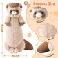 ZJoey 20.5 Inch Ferret Plush Stuffed Animal Long Cute Ferrets Pillow Soft Doll Stuffed Cute Toys Animals Lover Gift Kid Birthday Holiday Party