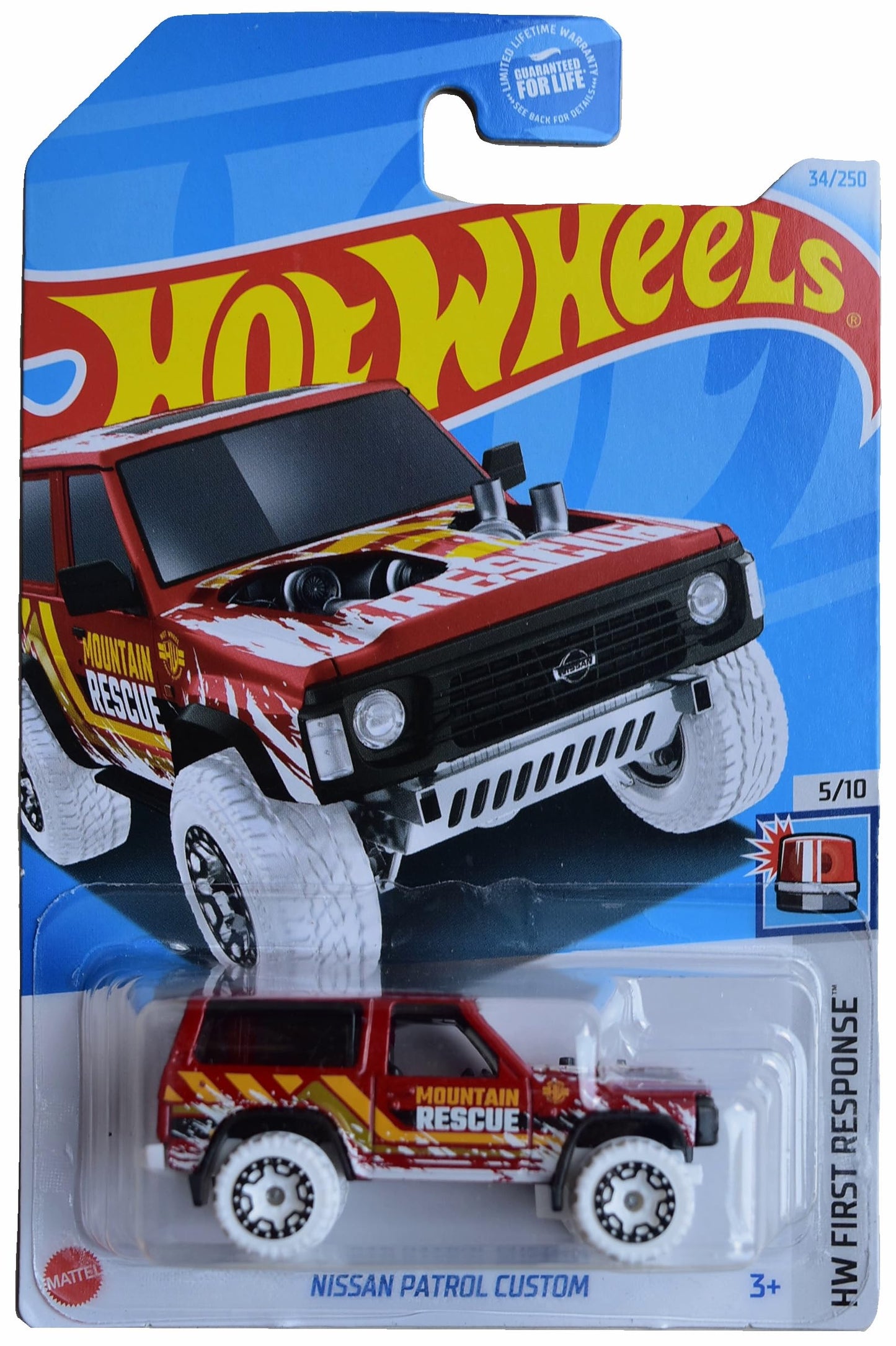 Matchbox Hot Wheels Nissan Patrol Custom, HW First Response 5/10 [red] 34/250