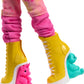 Monster High Wednesday Doll and Accessories, Enid Sinclair Collectible in Pink Fashion with Beret and Backpack, Doll Stand