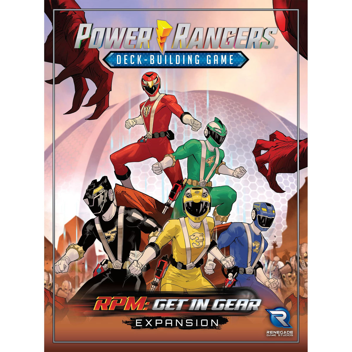 Renegade Game Studios Power Rangers RPM Expansion - Deck-Building Game