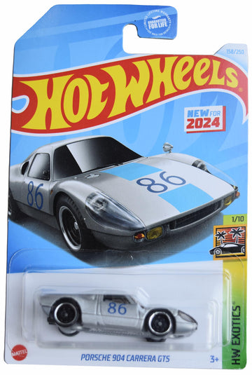 Hot Wheels Porsche 904 Carrera GTS, HW Exptics 1/10 [Silver] 158/250