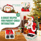 SdeNow Animated Santa Claus Singing Dancing Stuffed Christmas Toys Shaking Belly Christmas Musical Stuffed Animals Plush Electric Santa Dolls for Kids