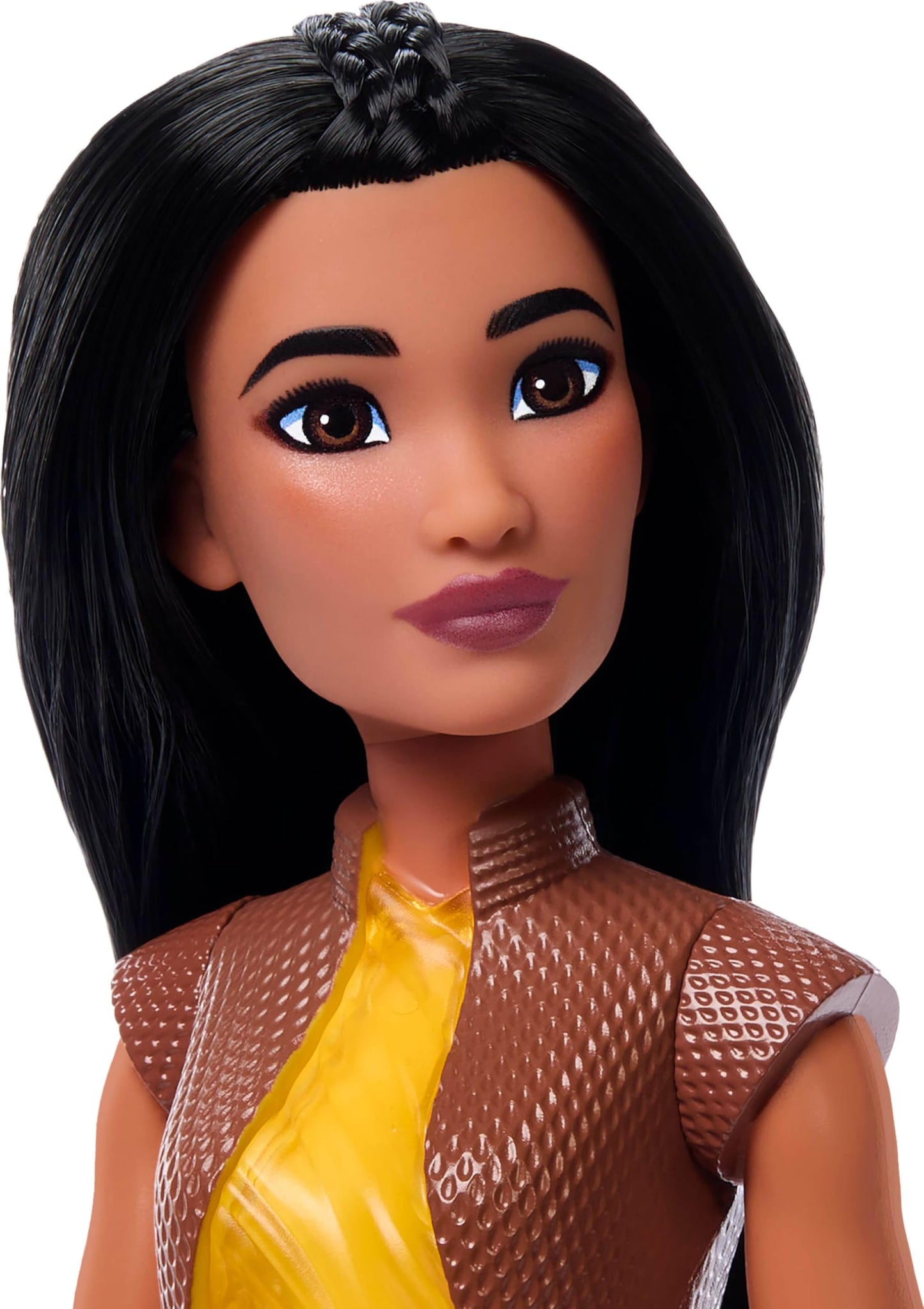 Mattel Disney Princess Raya Doll in Signature Fashion with Removable Pants, Boots and Arm Cuffs, Posable & Collectible, Inspired by Movie