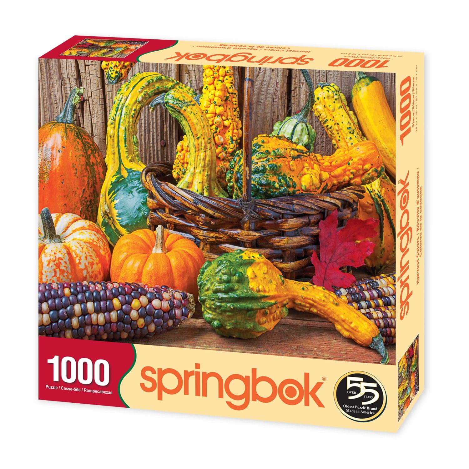 Springbok's 1000 Piece Jigsaw Puzzle Harvest Colors - Made in USA