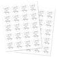 2"" Round - A Sweet Ending to A New Beginning Favor Stickers- 40 cnt