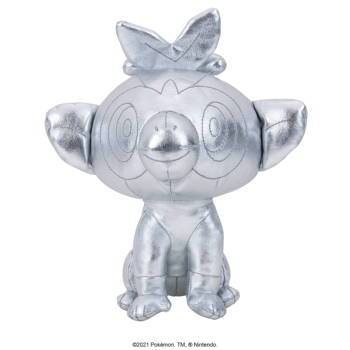 POKÉMON Select 8 INCH Plush - Silver SCORBUNNY