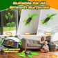 RC Wall Climbing Gecko with Glow-in-The-Dark, Remote Control Gecko Toy for Kids, Floor & Wall Crawling, Glowing Eyes, 360° Rotating, Upgrade Low