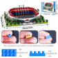 LANGLICHUN 2026 Upgraded Football Stadium Micro Building Blocks Set 3800 PCS Soccer Architecture Model Kit Sports Arena Brick Toy Creative Desk Decor