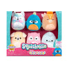 Squishville by Original Squishmallows Honor Roll Squad Plush - Six 2-Inch Squishmallows Plush Including Stevon, Tenise, Nassim, Jayden, Naya, and Bri