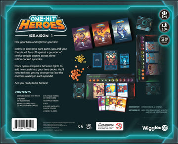 Wiggles 3D One-Hit Heroes Limited Edition | from The Makers of 5-Minute Dungeon | Big Box Edition | Cooperative Boss Battle Card Game | Deck-Building