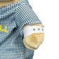 Ribble 9" Get Well Soon Bear with Hospital Gown and Wrist Tag - 9 Inches - Perfect for Comfort and Love