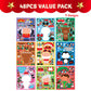 JOYIN 48 Pcs Christmas Make A Face Sticker Sheets Make Your Characters with Santa Santa, Gnome, Reindeer, Snowman, Gifts for Kids School Activities