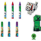 Innovative Designs Minecraft Kids Coloring Art Set | Stickers & Stampers