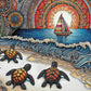 Heritage Puzzle Turtle Beach by Peggy Collins 550 Pieces