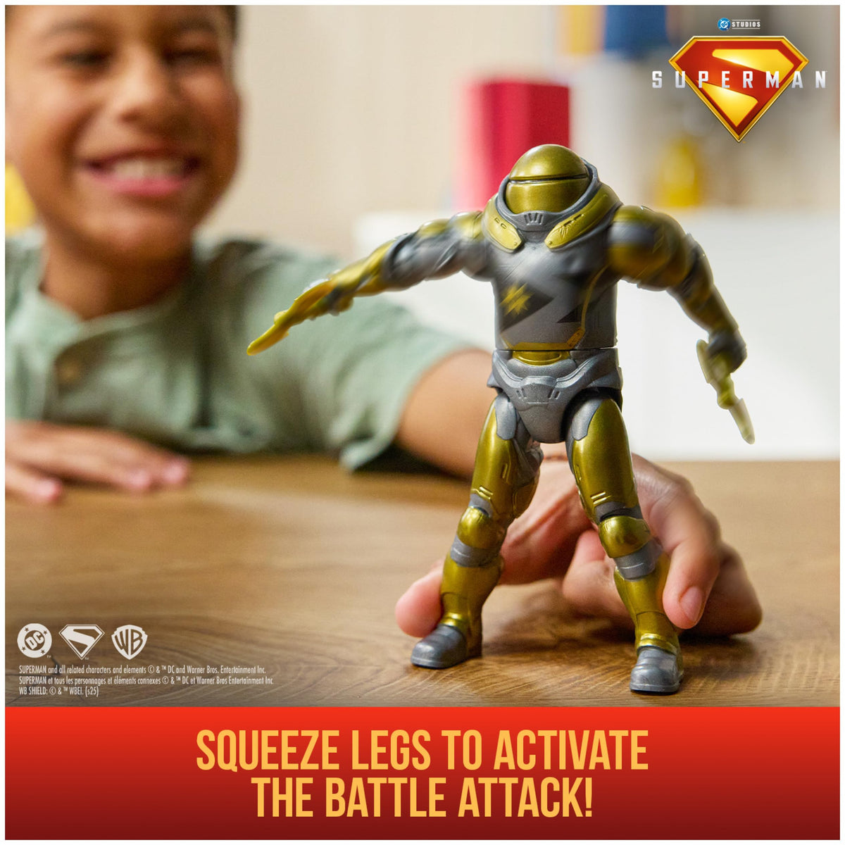DC Comics Superman Hammer of Boravia Epic Strike Figure, 6-Inch