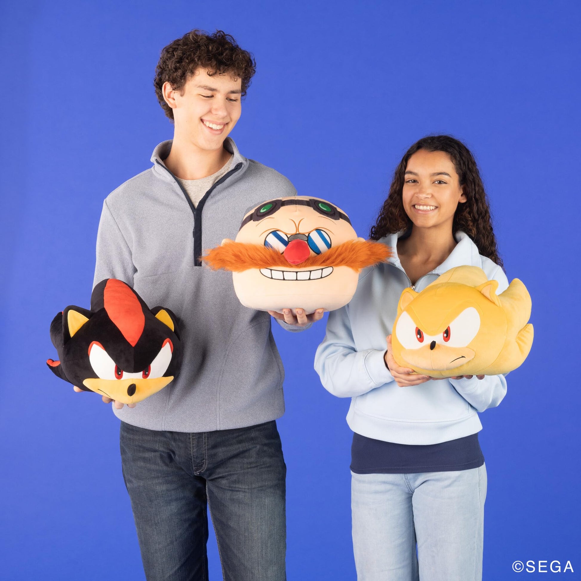 Club Mocchi-Mocchi- Sonic The Hedgehog Plushies - Doctor Eggman Plush - Collectible Squishy Plush Toys and Sonic Stuffed Animals - Gaming Room Decor