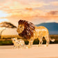 Lion & Baby Crystal 3D Puzzle, 55-Pc Brain Teaser, Ages 12+
