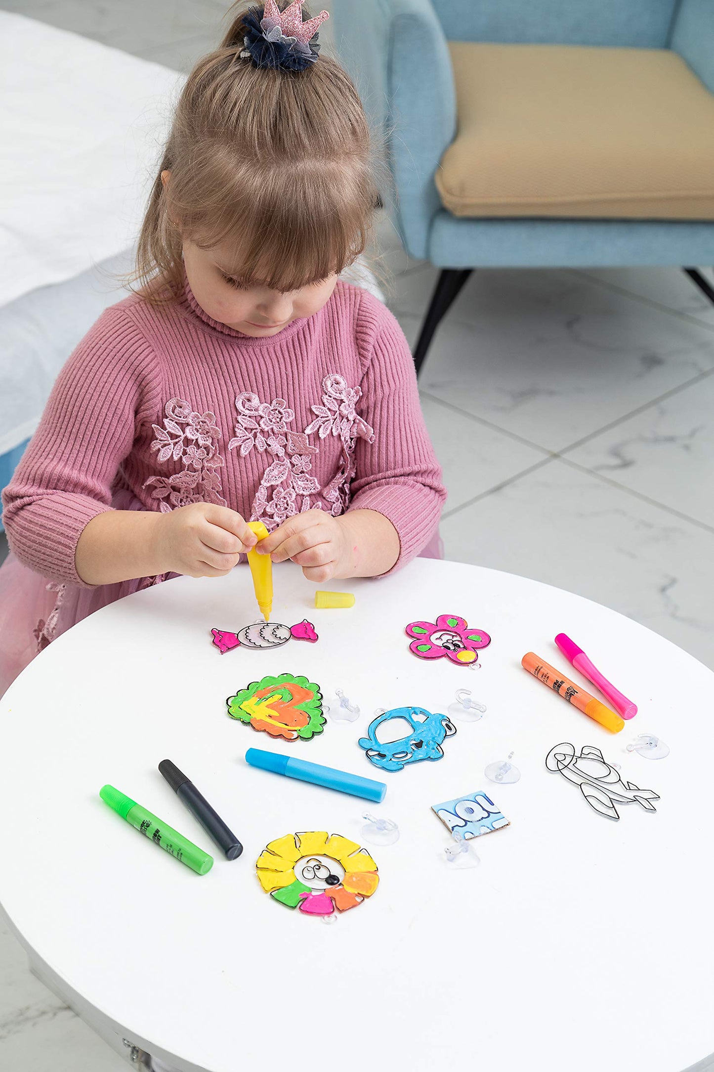 JOYIN 62 Pcs Arts and Craft Supplies for Kids - Painting Gift, Birthday Parties and Family Crafts
