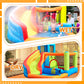 Doctor Dolphin Bounce House for Kids, Inflatable Water Slide, Indoor Bouncy House with Waterslide, Kids Bouncy Castle with Slide, Jump House Water
