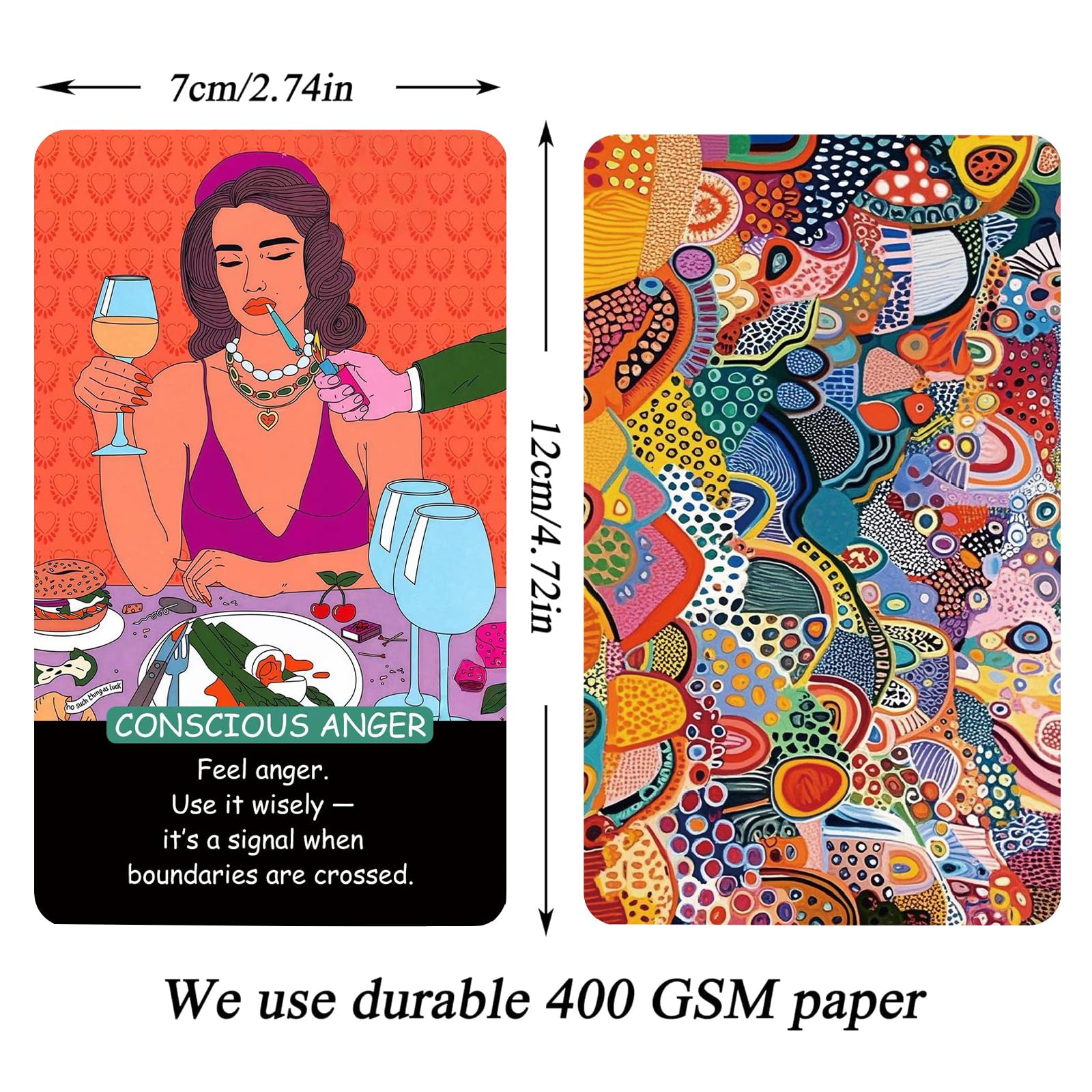 MUILKVY 58 Nature-Infused Oracle Cards for Modern Life?Beginner-Friendly Healing & Inspiration Deck